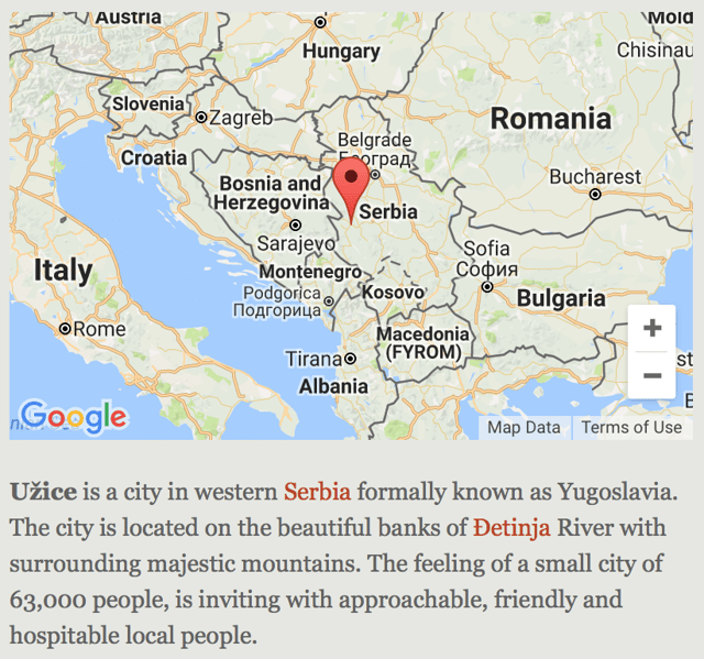 How I got from south texas to serbia